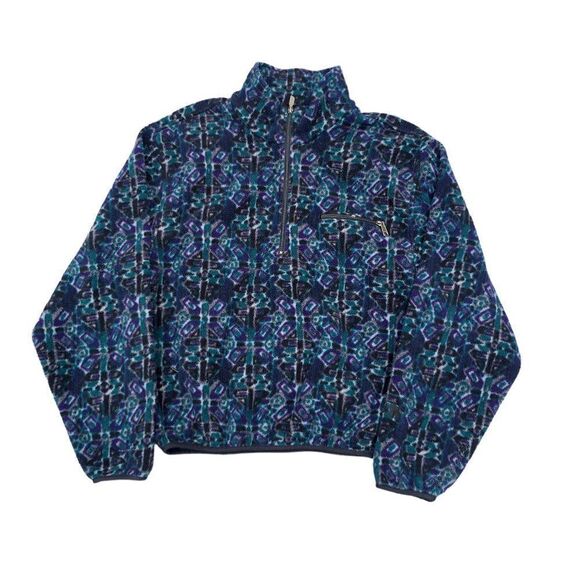 Vintage Y2K The North Face Fleece Pattern Jacket Large - Picture 6 of 16